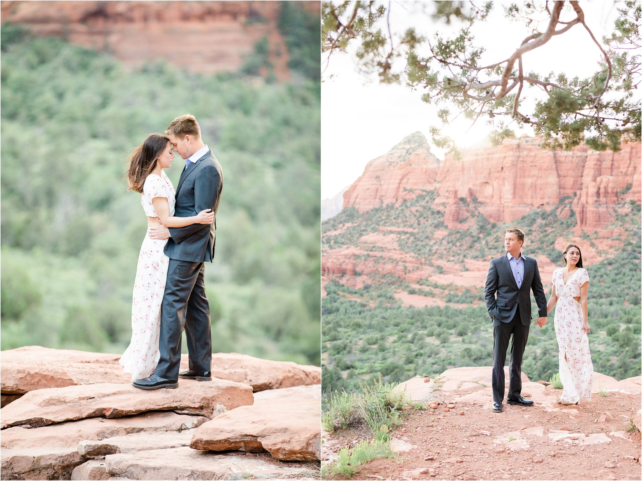 Merry Go Round Rock Engagement Sedona Engagement Session Kati Brian